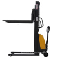 semi-electric lifting stacker manual hand forklift Electric stacker reclaim